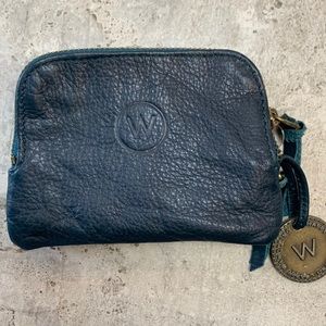 Wanderers Travel Co. zip around leather wallet